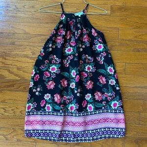 Pink Rose Size S Floral Dress